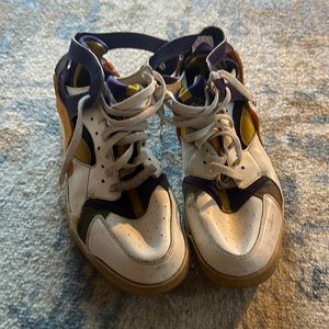 Nike Air Flight Huarache Shoes GS Lakers Kobe 705281-101